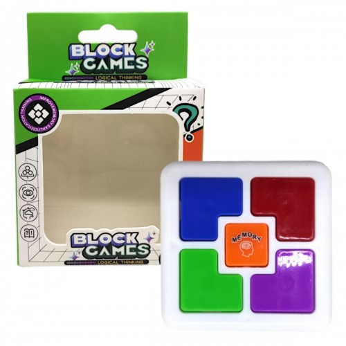 Игра развивающая "Block Memory Game" (белый) (MiC)