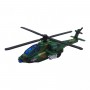 Вертоліт військовий, інерційний, металевий (зелений) (MiC)