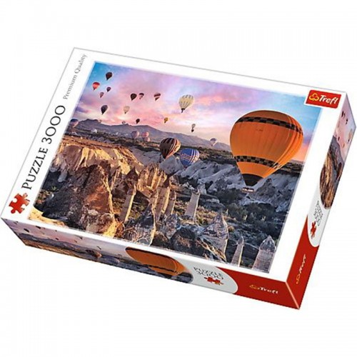 Пазлы "Воздушные шарики над Каппадокией", 3000 элементов (Trefl)