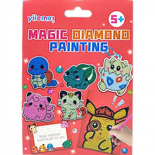 Алмазна мозаїка "Magic Diamond Painting: Покемони" (MiC)