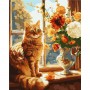 Картина за номерами "Рудий котик" 40х50 см (Ідейка)
