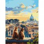 Картина за номерами "Котики у Римі" 30х40 см (Ідейка)
