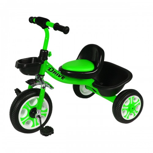 Велосипед трехколесный "Drive" зеленый (Tilly)
