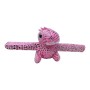 Мягкий слэп-браслет "Динозавр" (розовый) (MiC)