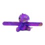 Мягкий слэп-браслет "Динозавр" (фиолетовый) (MiC)