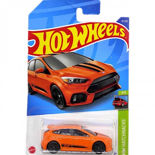 Машинка "Hot wheels: Ford focus rs orange" (оригінал) (Hot Wheels)