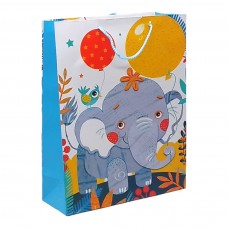 Пакет подарунковий (40х12х30,5 см.), слоник
