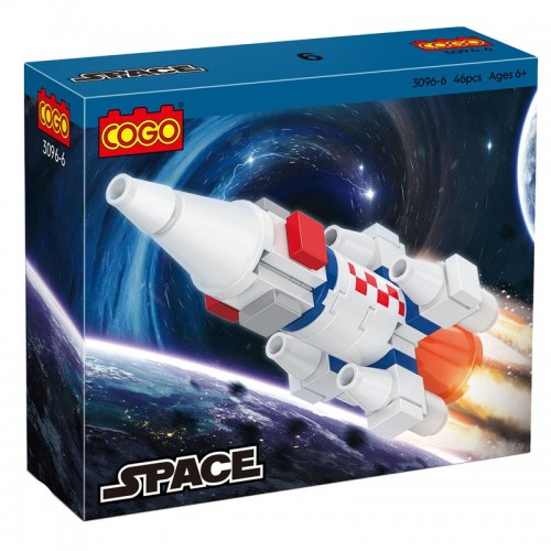 Конструктор "Космічна подорож" (46 елм.) Ракета / COGO (COGO)