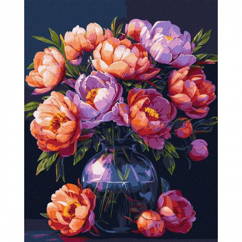 Картина за номерами "Розкіш квітів" 40х50 см (Ідейка)