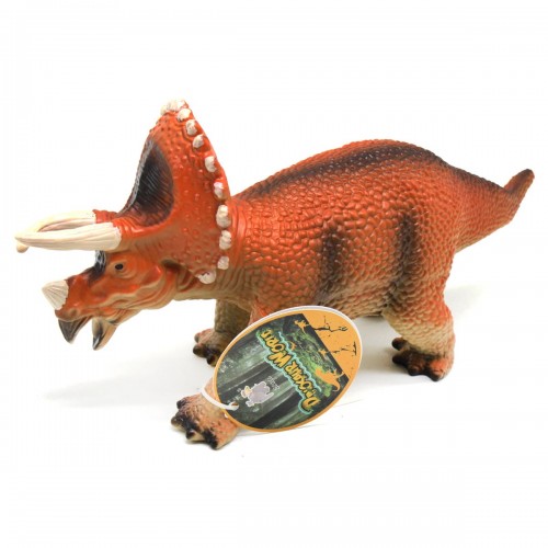 Іграшка гумова "Динозавр: Трицератопс", вид 5 (MiC)