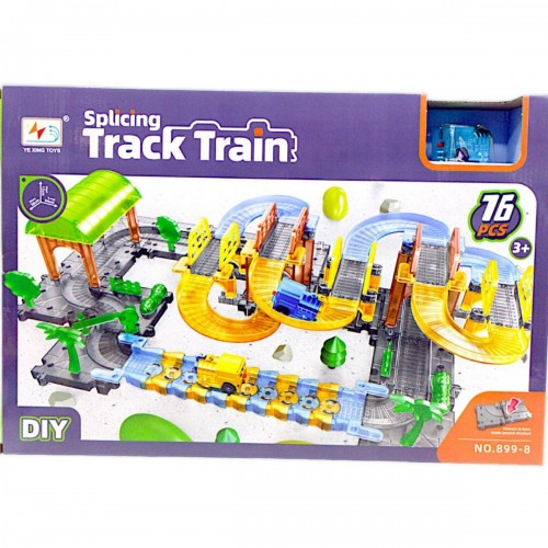 Трек з локомотивом "Track Train", 76 деталей (Ye xing toys)