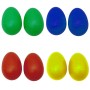 Шейкер-маракас пластиковий "Яйце", 2 штуки, мікс видів (Руди)