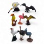 Набор резиновых животных "Птицы", 8 фигурок (MiC)