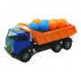 Машинка "Самосвал" с шариками (синяя + оранжевая) (Orion)