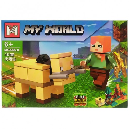 Конструктор "Minecraft", 40 дет. (вид 8) (MiC)