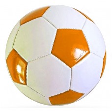 М'яч футбольний білий+помаранч