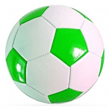 М'яч футбольний білий+зелений