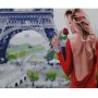 Картина по номерам "Романтика во Франции" 40х50 см (Оптифрост)