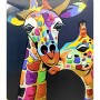 Картина по номерам "Радужные жирафы" 40х50 см (Оптифрост)