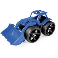 Машинка пластиковая гигант Maximus бульдозер, 68 см, синий
