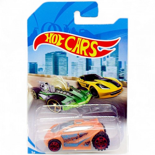 Машинка пластиковая "Hot CARS" (оранжевый) (MiC)