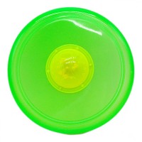 Літаюча тарілка зі світлом, 22,5 см. (фрізбі), зелена