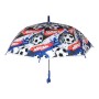 Дитяча парасолька "Football", синій (MiC)