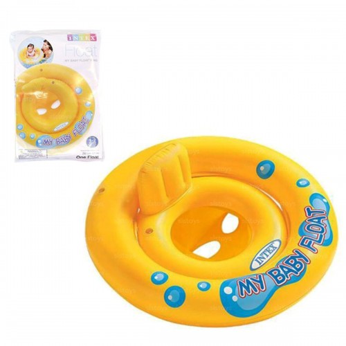 Детский надувной круг плотик для плавания (Intex)