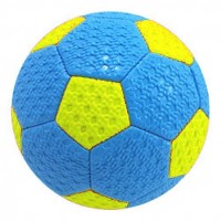 Мяч футбольный №2 детский (голубой+салатовый)