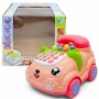 Интерактивная игрушка "Телефончик на колесах", розовый (Wtoys)