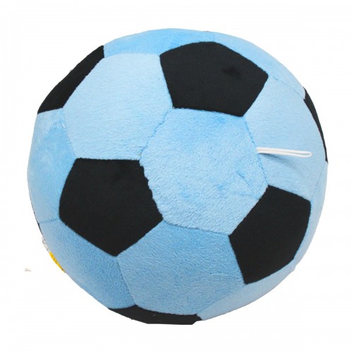 М'яка іграшка-подушка "М'ячик футбольний", синій (TIGRES)