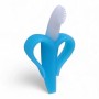 Прорізувач для зубів "Банан-щітка" (блакитний) (Lindo)