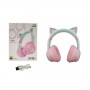Навушники Cat рожевий (MiC)