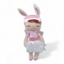 Кукла мягкая "Фея зайчик" (34 см.), розово-белая (Metoo)