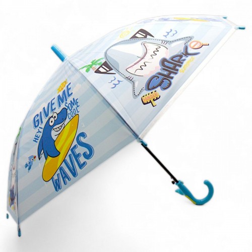 Зонтик детский "Акулы" (83 см.), синий (MiC)