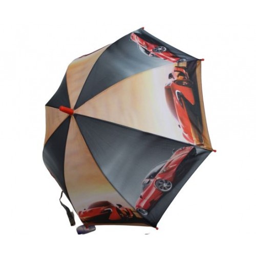 Зонт детский со свистком 85 см (красный) (MiC)