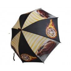 Зонт детский со свистком 85 см (коричневый)