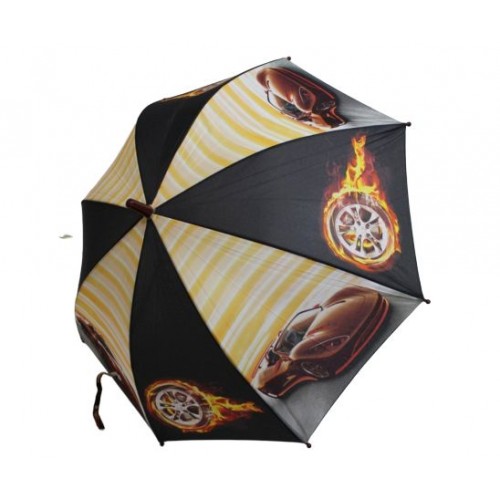 Зонт детский со свистком 85 см (коричневый) (MiC)