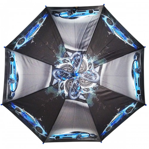 Зонт детский со свистком 85 см (синий) (MiC)