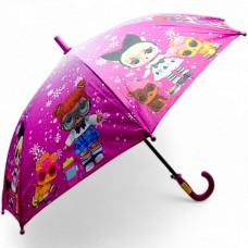 Дитяча парасолька (довжина - 67см; діаметр - 82см) фіолетовий вид 1