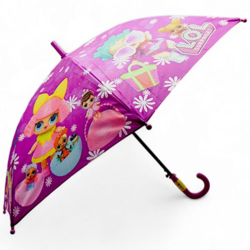 Дитяча парасолька (довжина - 67см; діаметр - 82см) фіолетовий вид 2 (MiC)