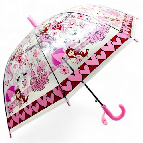 Дитяча парасолька (довжина - 66 см, діаметр - 75 см) рожевий (MiC)