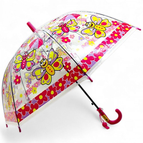 Дитяча парасолька (довжина - 66 см, діаметр - 75 см) малиновий (MiC)