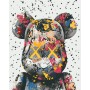 Картина по номерам "Bearbrick" 40х50 см (Riviera Blanca)