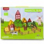 Конструктор магнитный "Magnetic Tiles: ферма", 46 деталей (XINBIDA)