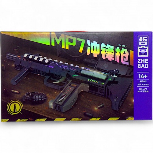 Конструктор "Пістолет MP7", 414 дет (ZHE GAO)