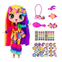 Игровой набор с куклой FASHION DECORA GIRLZ - ДЕКОРА (с аксессуарами и наклейками)