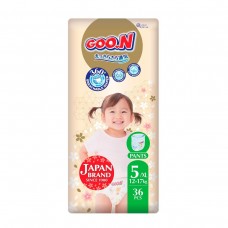 Трусики-підгузки Goo.N Premium Soft (розмір 5(XL), 12-17 кг, 36 шт)