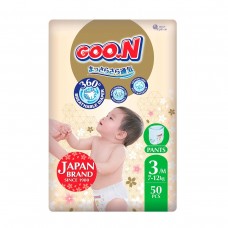 Трусики-підгузки Goo.N Premium Soft (розмір 3(M), 7-12 кг, 50 шт)