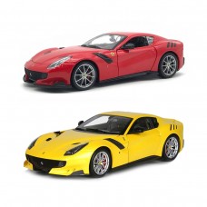 Машинка металева - FERRARI F12TDF (жовтий, червоний, 1:24)